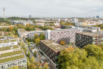 Studierendenwohnheim Schwere-Reiter-Straße, hirner & riehl architekten stadtplaner, Foto: Sebastian Schels